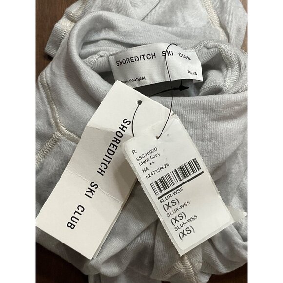 Shoreditch Ski Club Kamila Base Layer Top in Light Grey XSmall New Womens Blouse - Picture 8 of 14